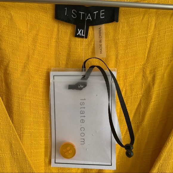 1. State Button Front Belted Midi Dress - Picture 7 of 8